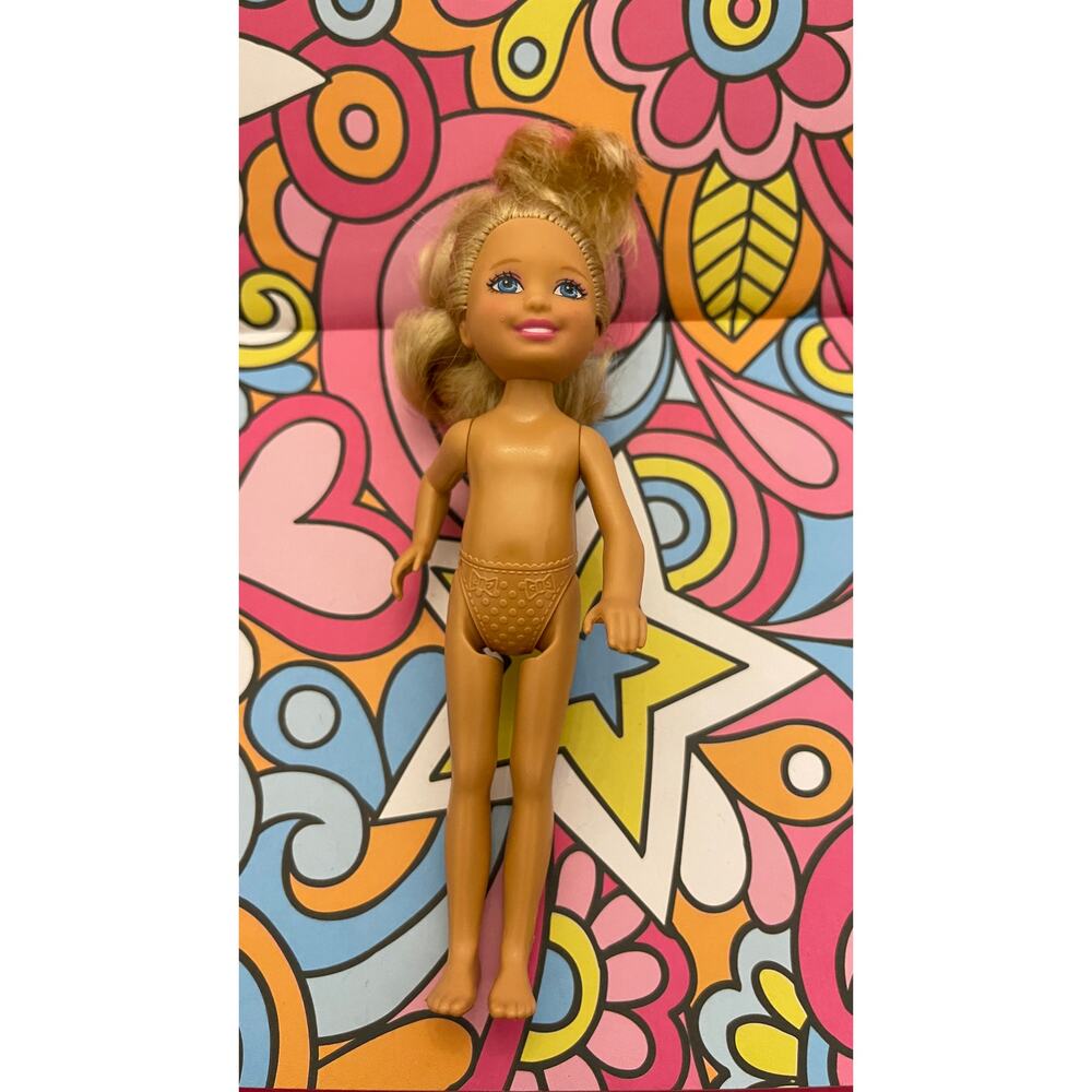 Mattel 2010 Kelly and Friends Chelsea Doll 5.5" Blue Eyes Blonde Hair